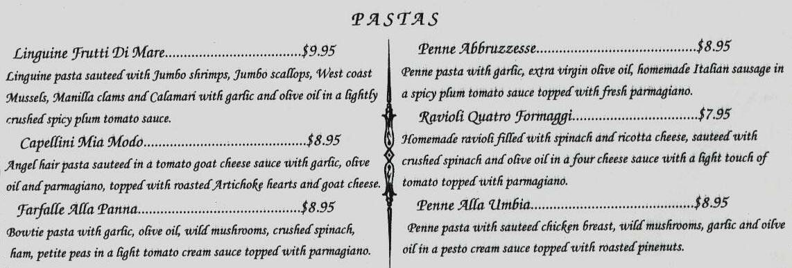 lunch pasta